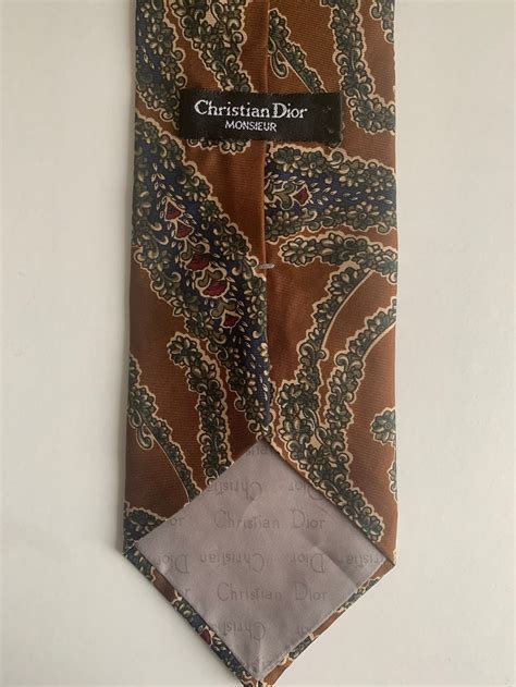 fake dior tie|christian dior vintage tie.